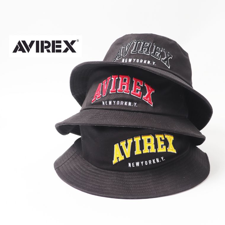 AVIREX アビレックス AX COLLEDG EMB BUCKET HAT – ジーンズショップオサダ