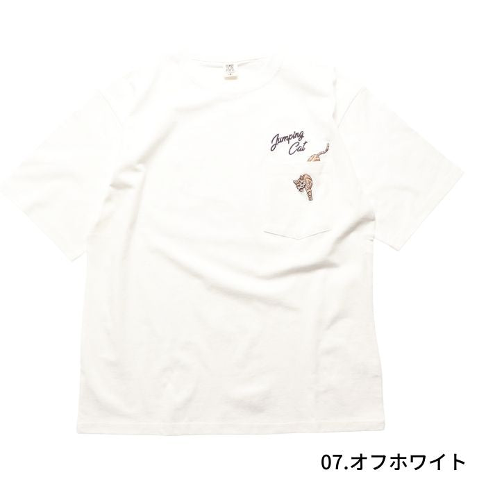 猫 刺繍 半袖 Tシャツ mens – ジーンズショップオサダ