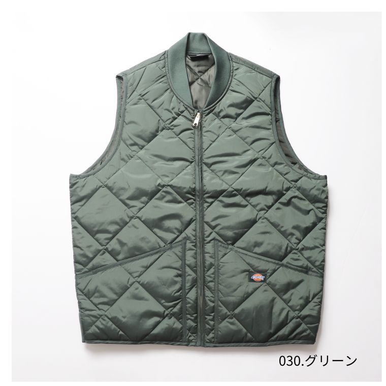 Dickies TE242MODEL DIAMOND QUILTED NYLON VEST mens – ジーンズ