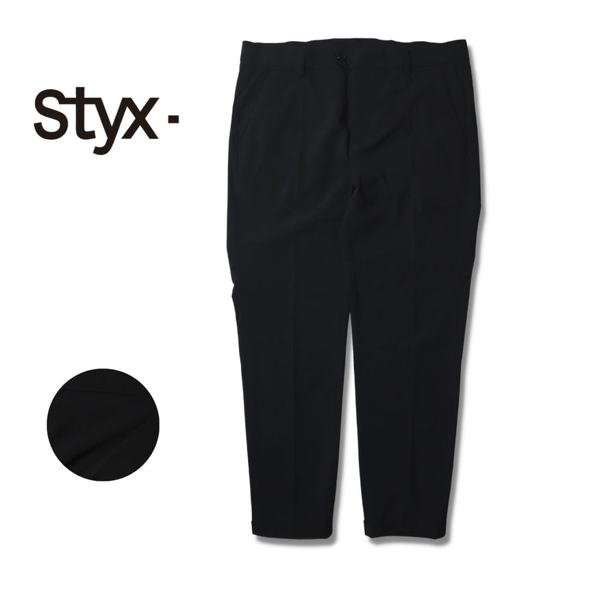 Styx 【 スティクス 】ストレッチ ナイロン イタリアン テーパード パンツ  mens