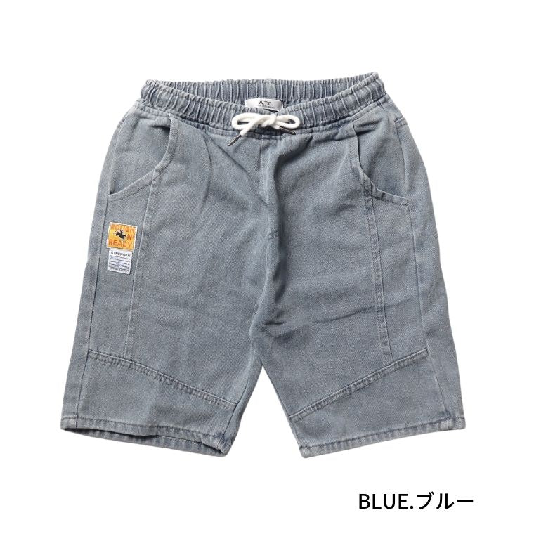 ストレッチ イージー デニム ショートパンツ mens