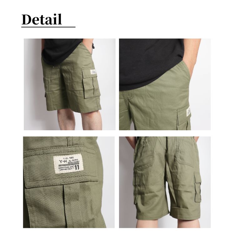 ミリタリー カーゴ ショートパンツ mens