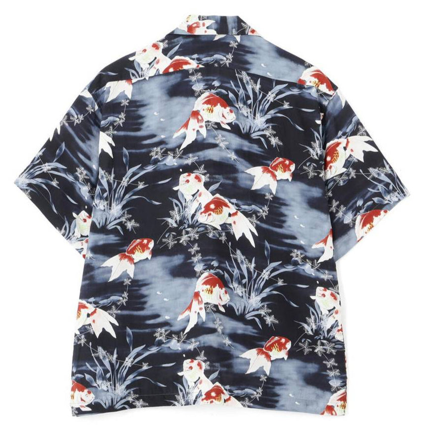 Schott×PINEAPPLE JUICE/ショット×パイナップルジュース/GOLDFISH RAYON SHIRT