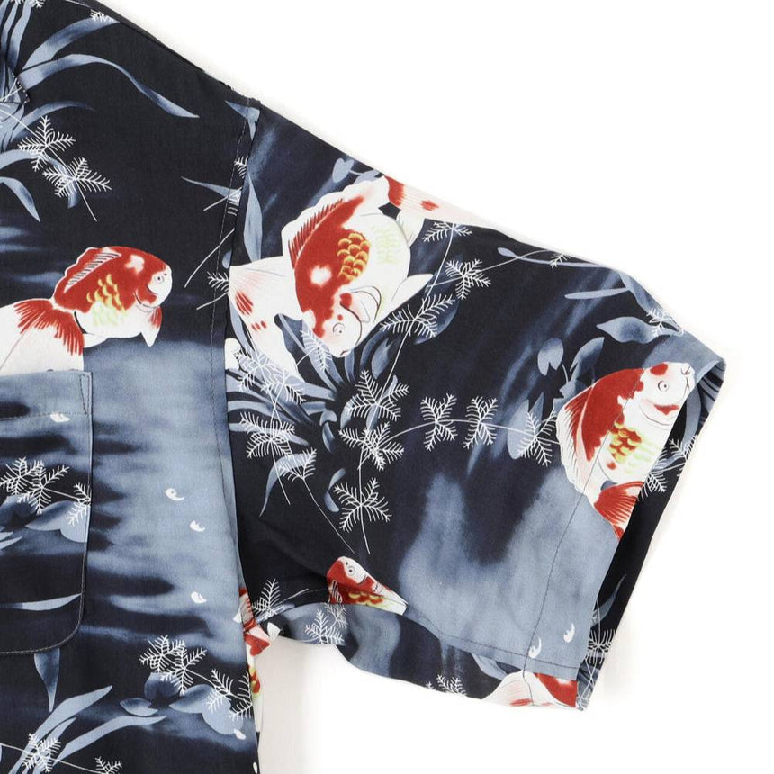Schott×PINEAPPLE JUICE/ショット×パイナップルジュース/GOLDFISH RAYON SHIRT