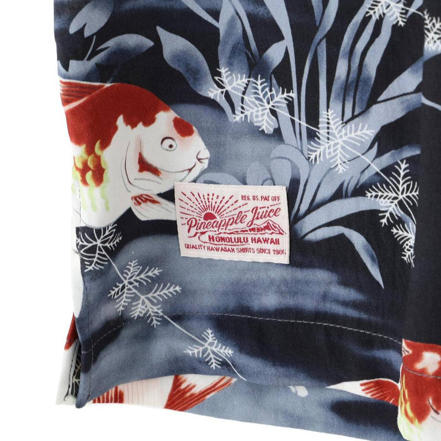 Schott×PINEAPPLE JUICE/ショット×パイナップルジュース/GOLDFISH RAYON SHIRT