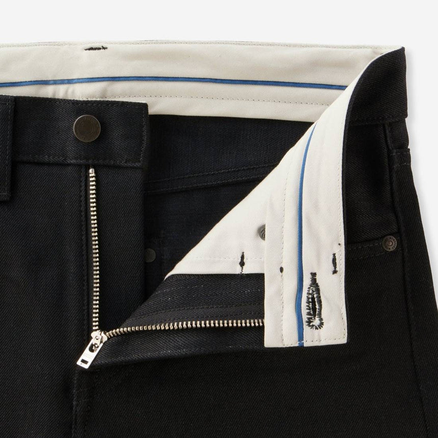 MOMOTARO JEANNS  STANDARD STRAIGHT #100 BLACK 14.7oz ジップフライ