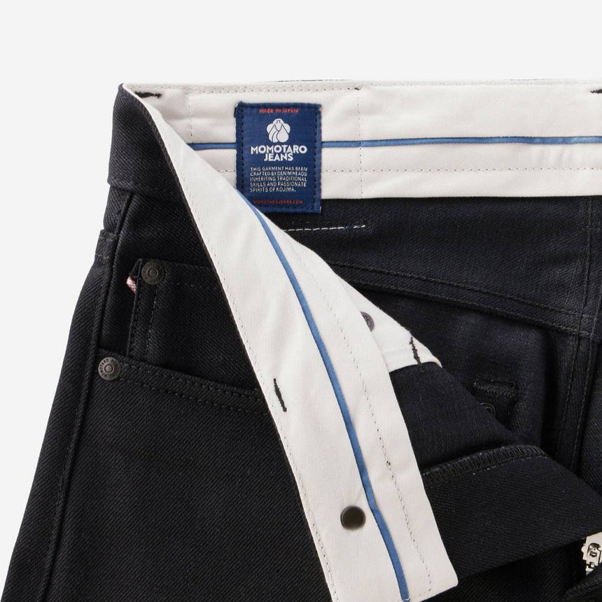 MOMOTARO JEANNS  STANDARD STRAIGHT #100 BLACK 14.7oz ジップフライ