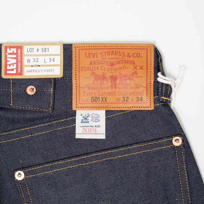 LEVI'S® VINTAGE CLOTHING 1933 501® JEANS RIGID 501XX 1933モデル リーバイス ヴィンテージクロージング LVC